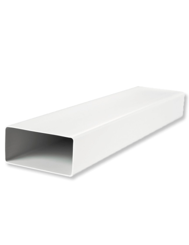 PVC rectangular tube 100 cm-Pipes and Insulation-solarventi.store